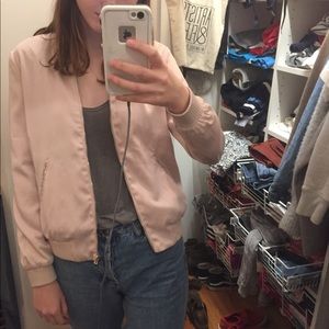 Light pink bomber jacket